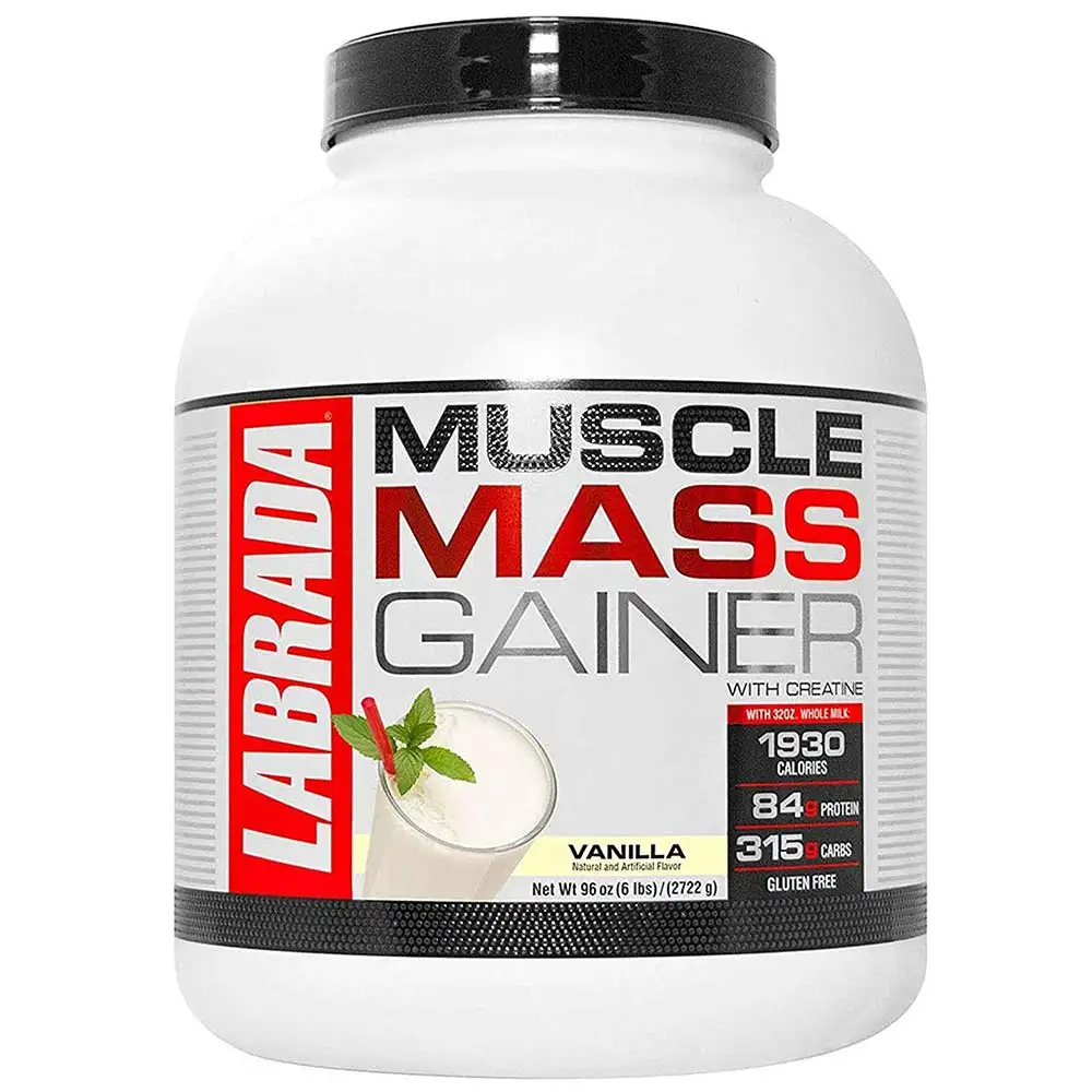 Labrada Muscle Mass Gainer,  6 lb  Vanilla