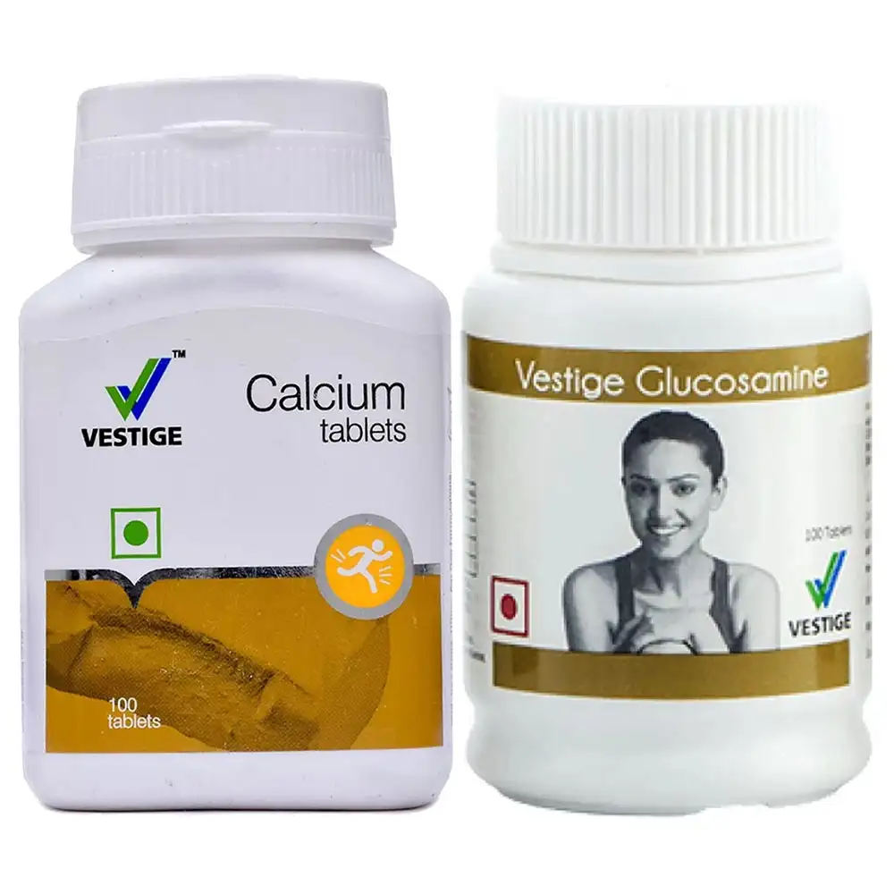 Vestige Glucosamine 60 tab + Calcium Combo,  2 Piece(s)/Pack