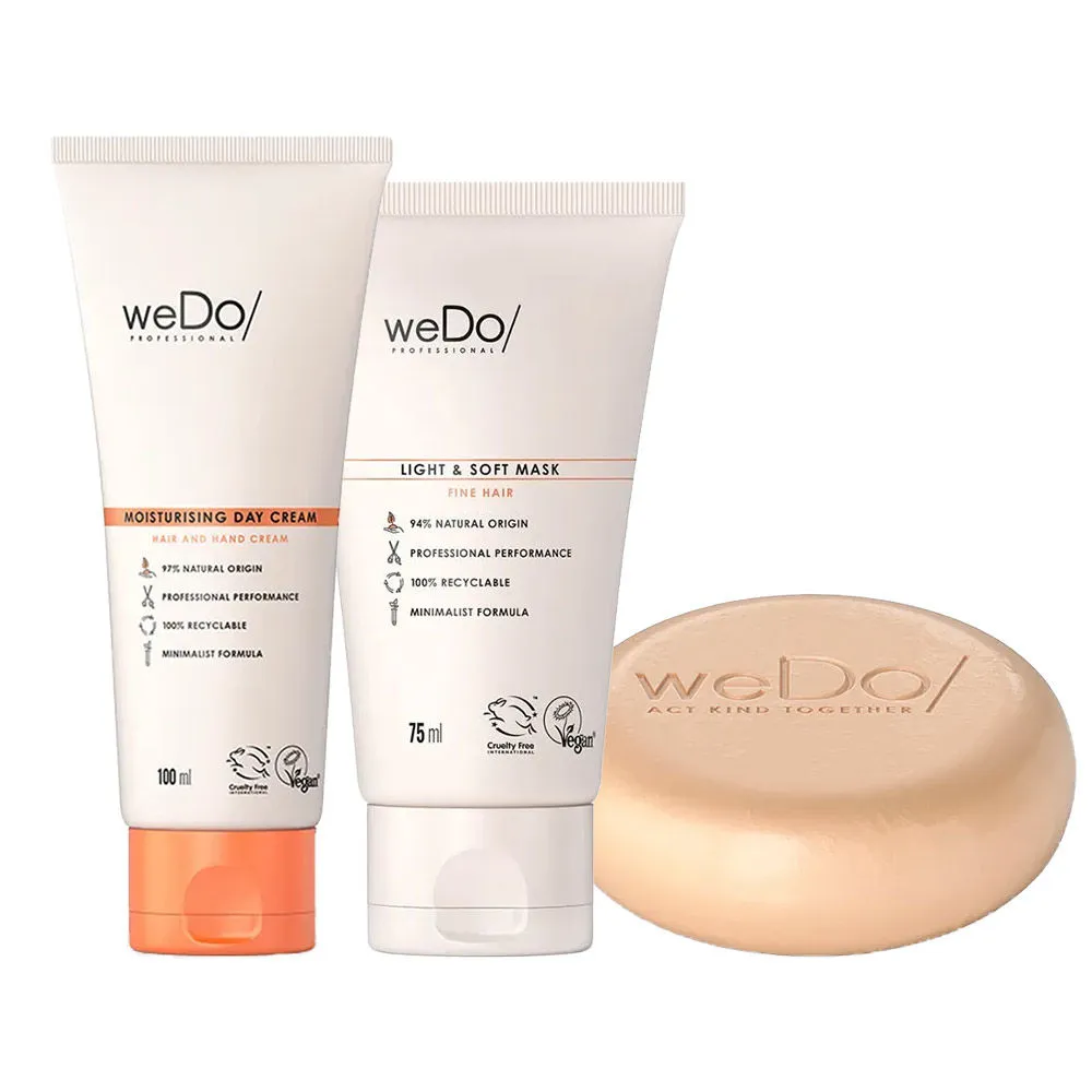 WeDo Professional Shampoo, Mask & Day Cream