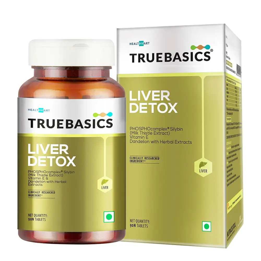 TrueBasics Liver Detox with Silybin Milk Thistle Extract,  90 tablet(s)