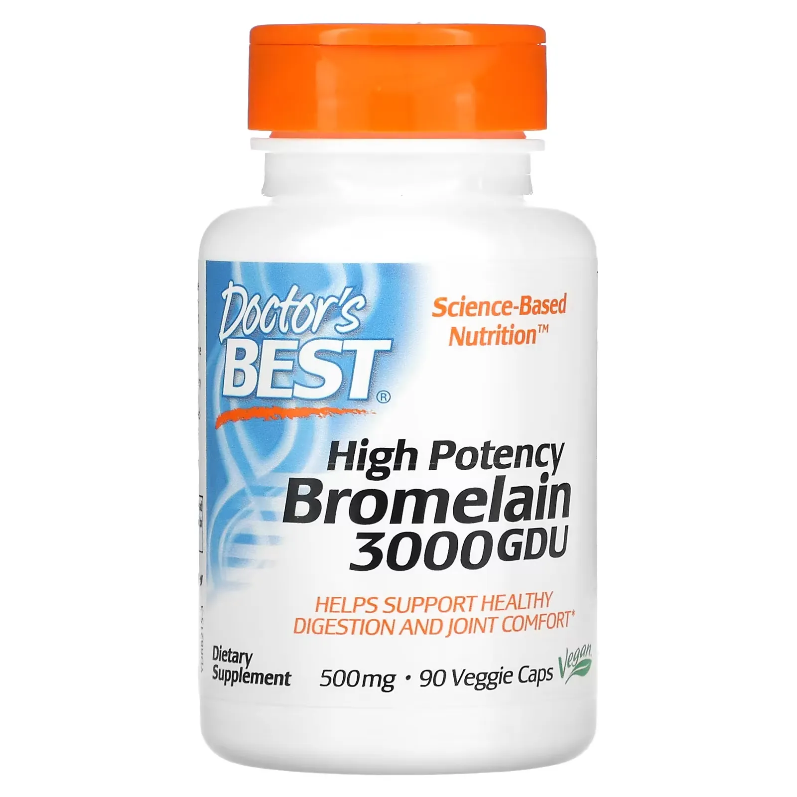 High Potency Bromelain 3000 GDU, 500 mg, 90 Veggie Caps