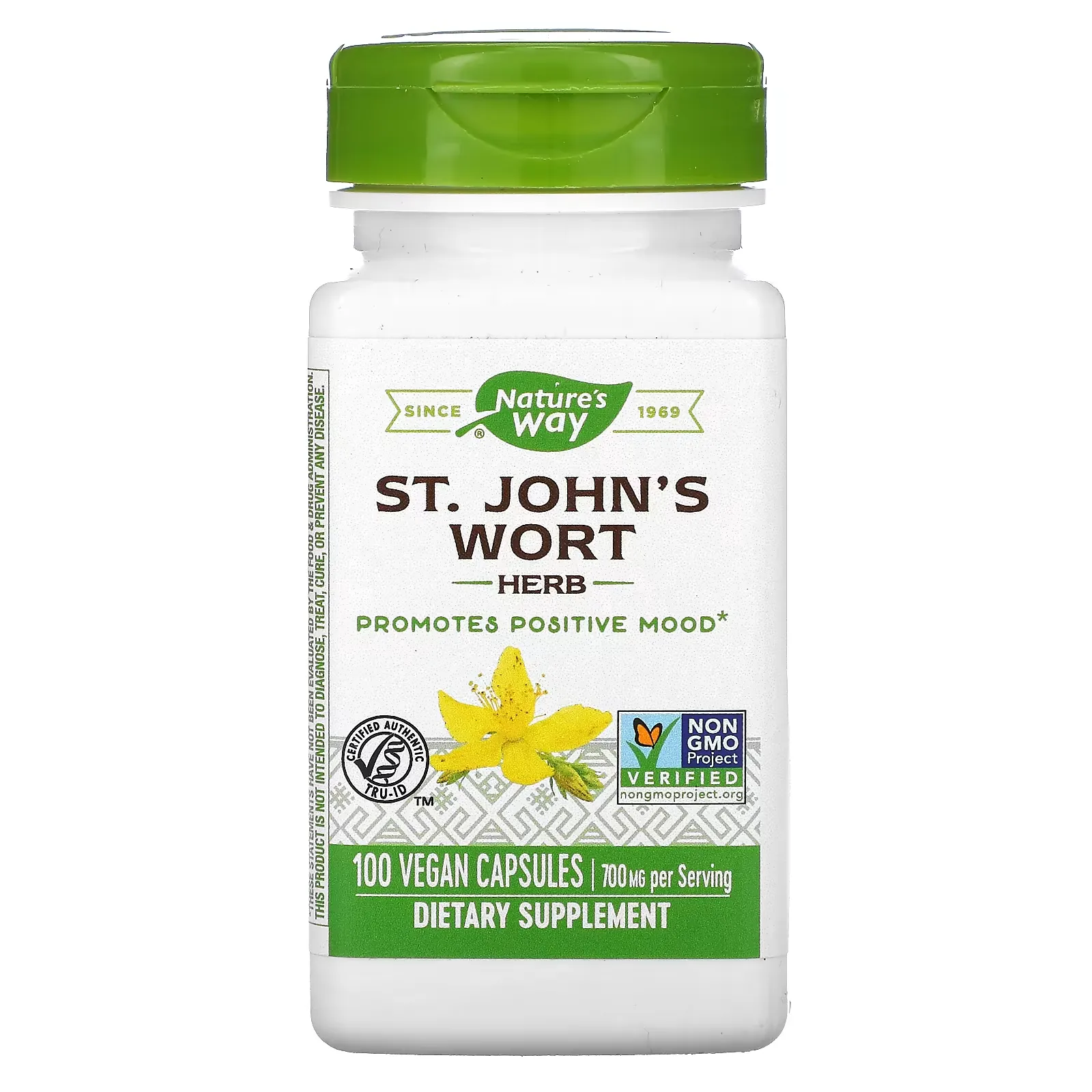 St. John's Wort Herb, 350 mg, 100 Vegetarian Capsules