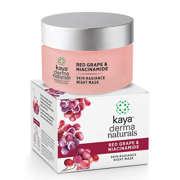 Kaya Red Grape & Niacinamide, Skin Radiance Night Mask