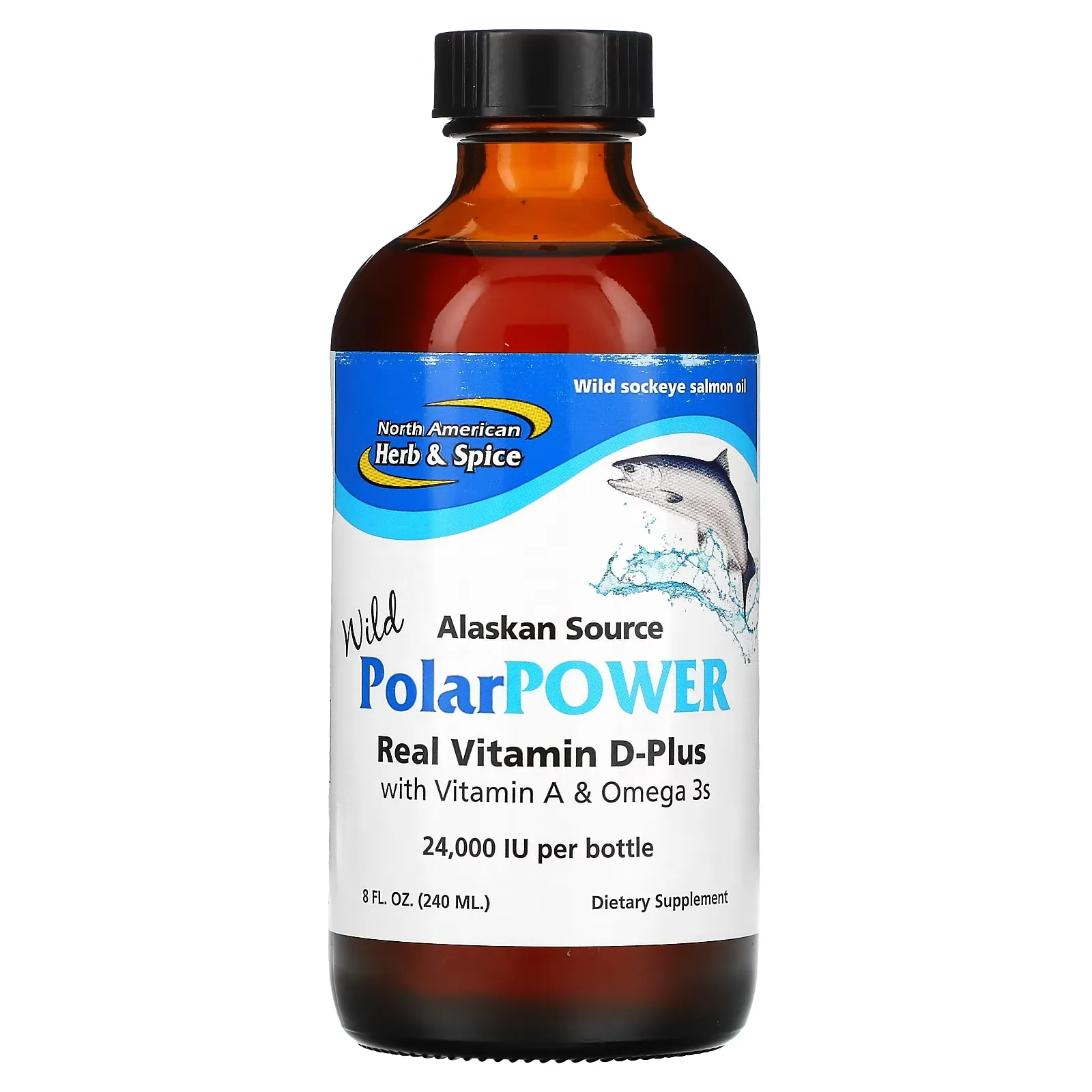 Alaskan Source Wild PolarPower, With Vitamin A & Omega 3s, 8 fl oz (240 ml)