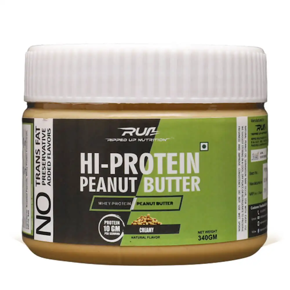 Ripped Up Nutrition All Natural Peanut Butter,  0.340 kg  Creamy