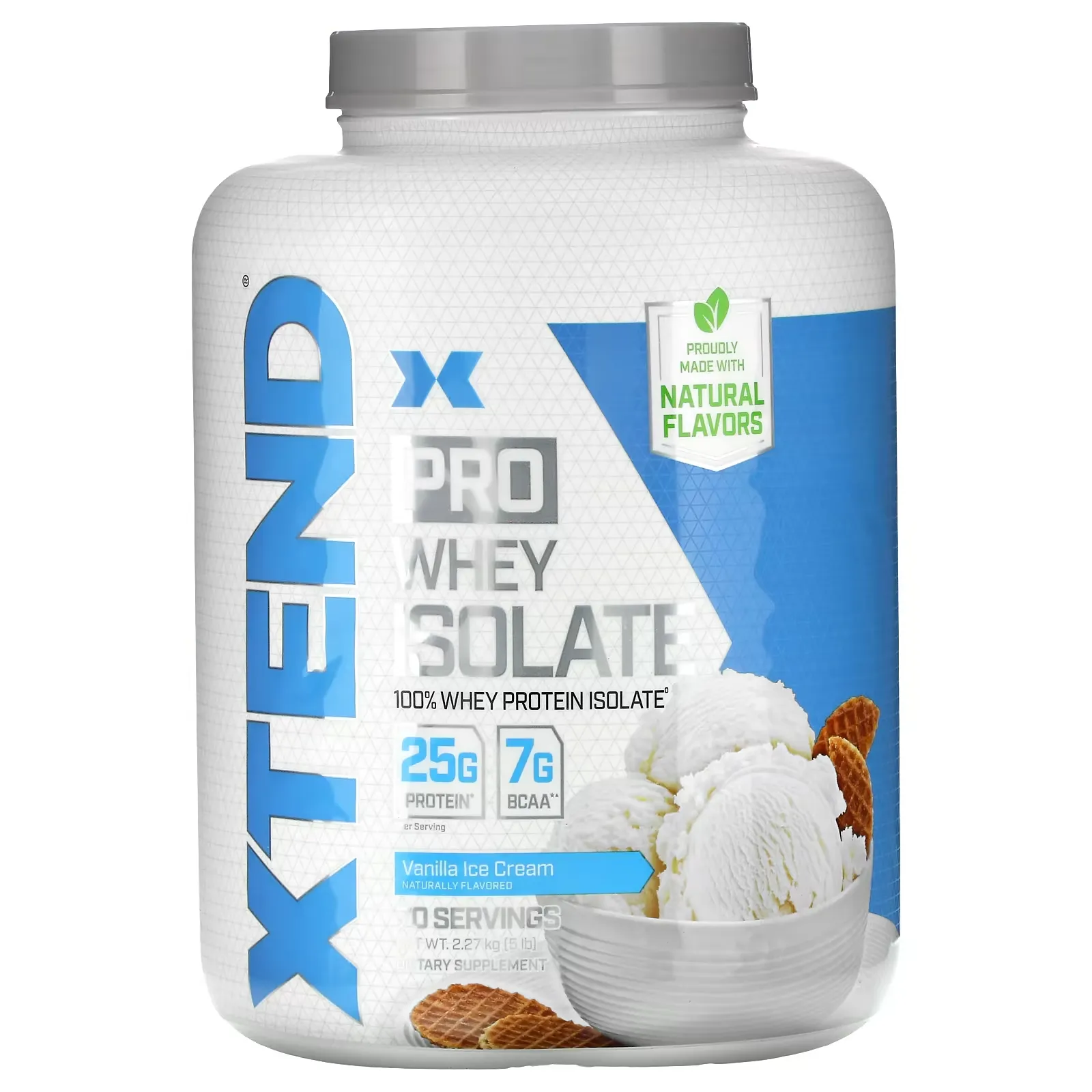 Pro, Whey Isolate, Vanilla Ice Cream, 5 lb (2.27 kg)