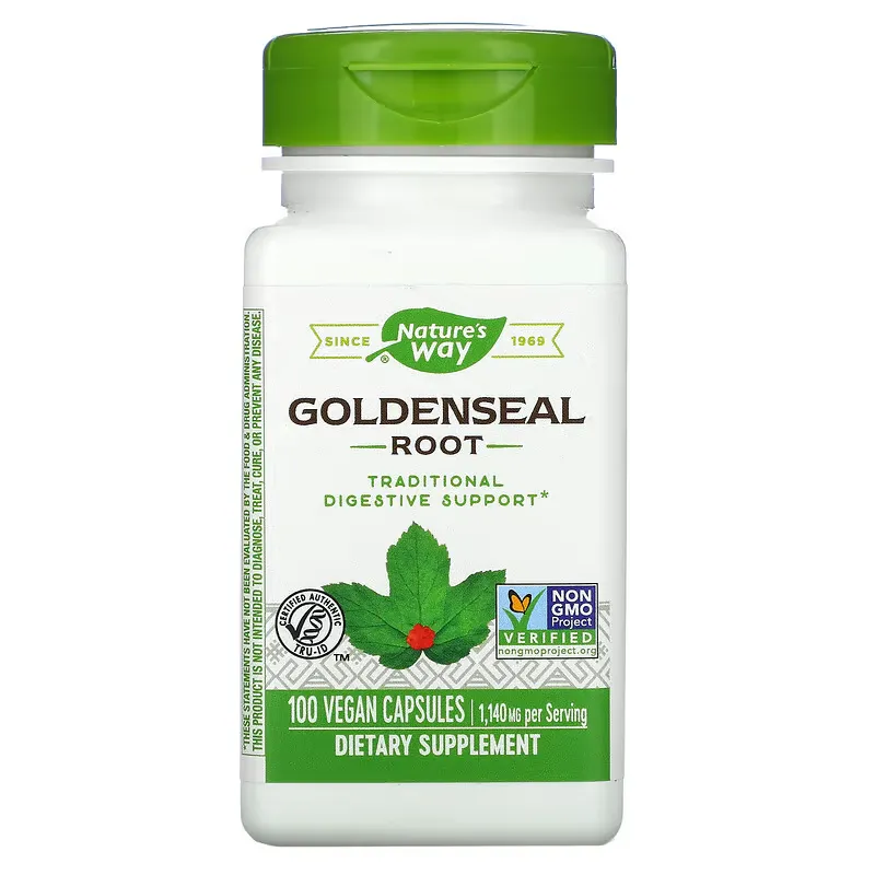 Goldenseal Root, 570 mg, 100 Vegan Capsules