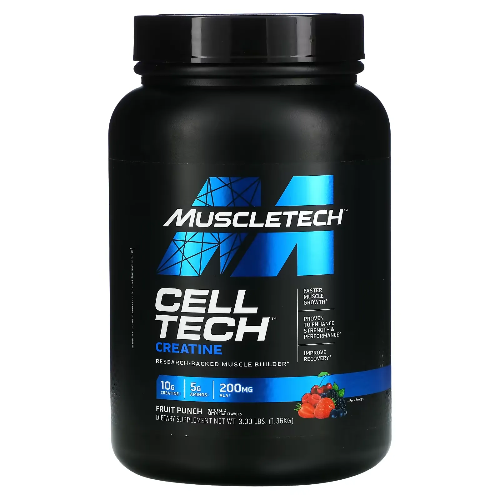 Performance Series, CELL-TECH Creatine, Fruit Punch, 3 lbs (1.36 kg)