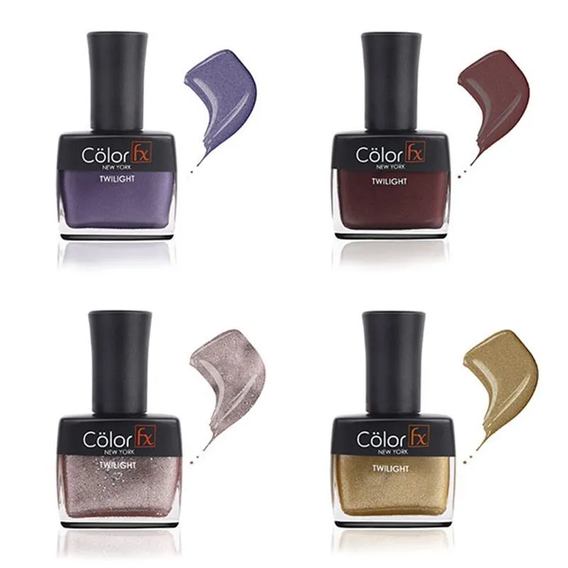 Color Fx Matt Nail Enamel Pack - Pack of 4