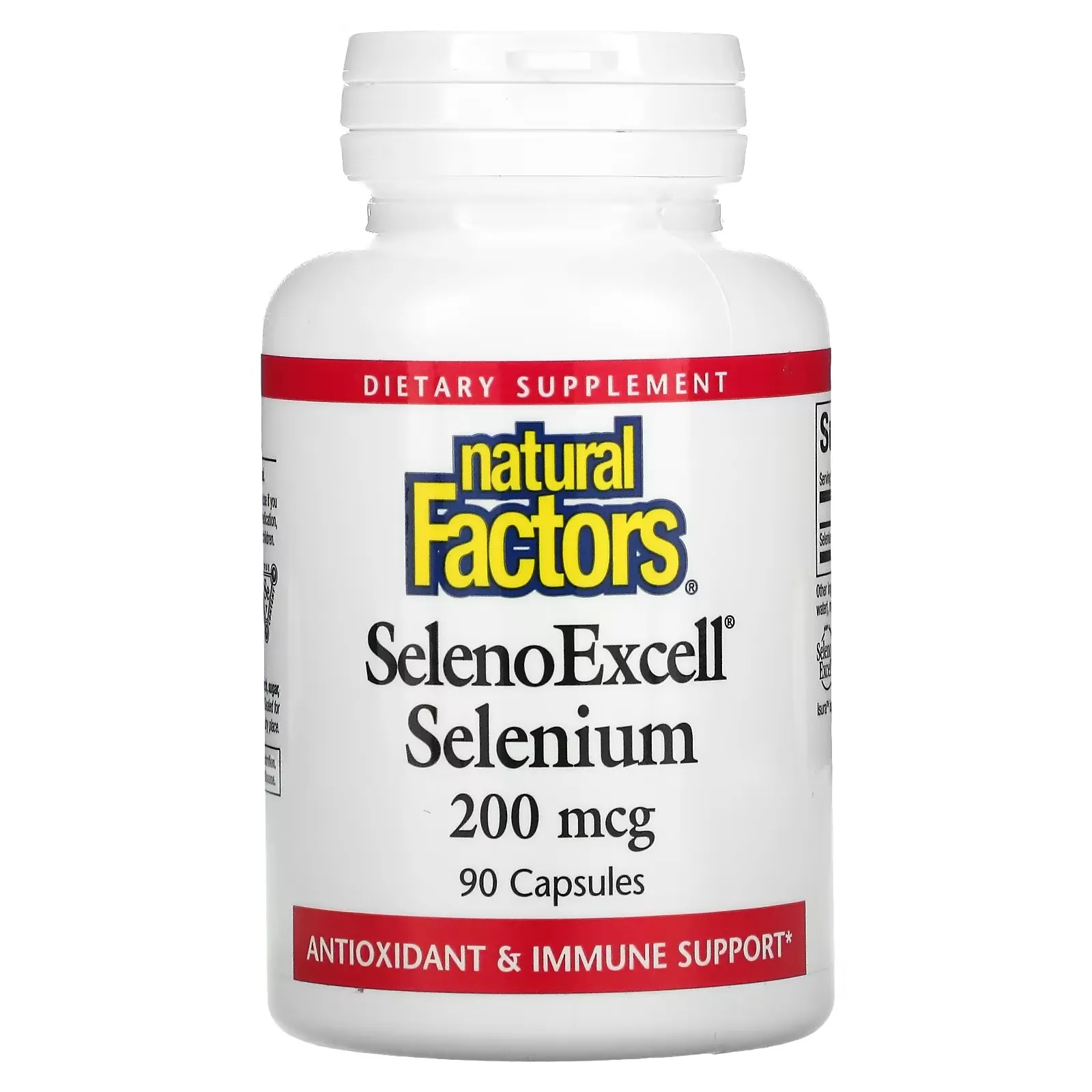 SelenoExcell, Selenium, 200 mcg, 90 Capsules