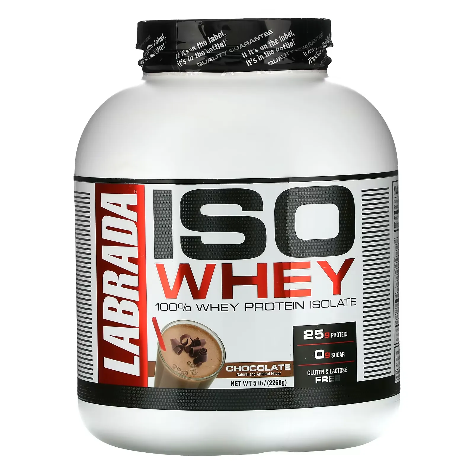 ISO Whey, 100% Whey Protein Isolate, Chocolate, 5 lb (2268 g)