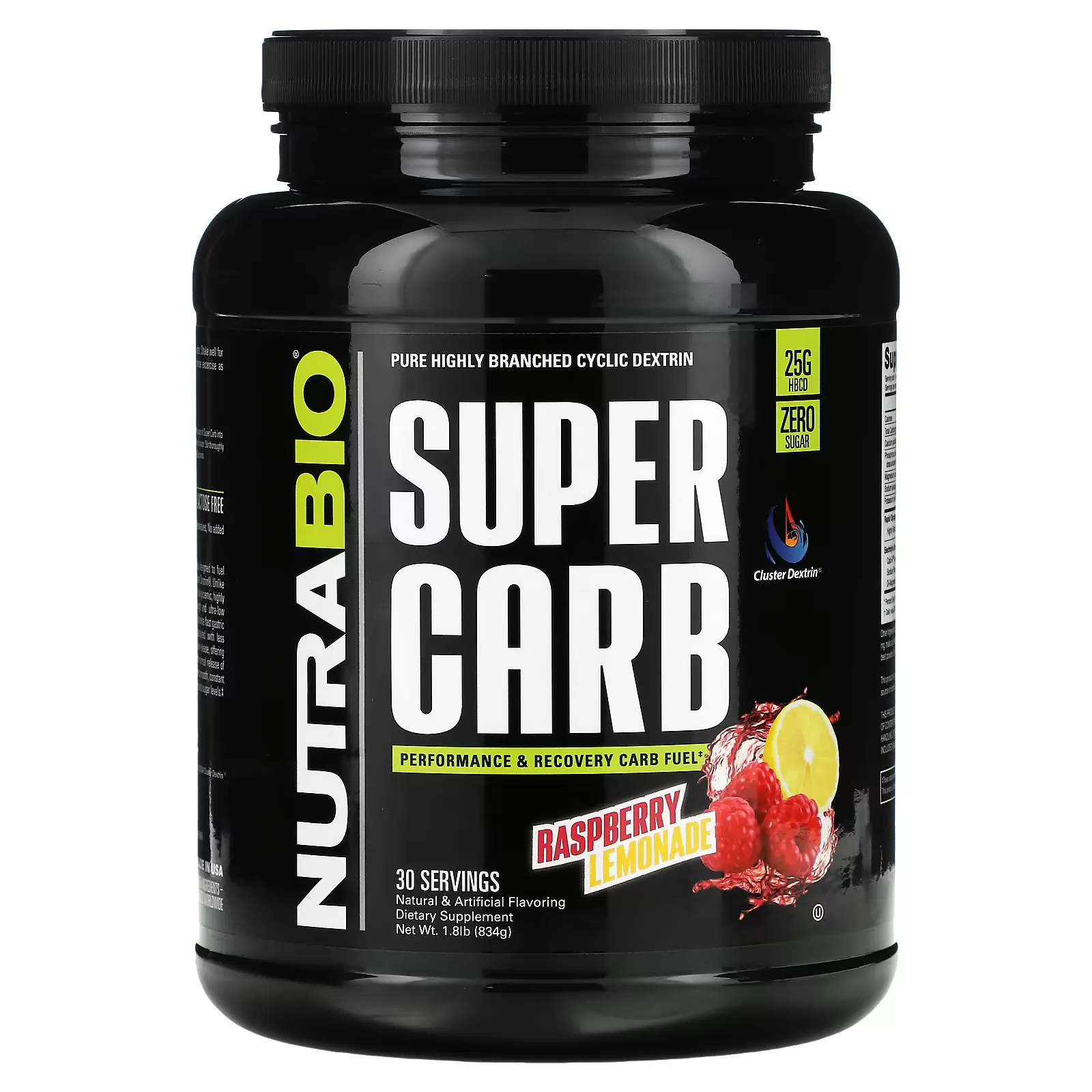 Super Carb, Raspberry Lemonade, 1.8 lb (834 g)