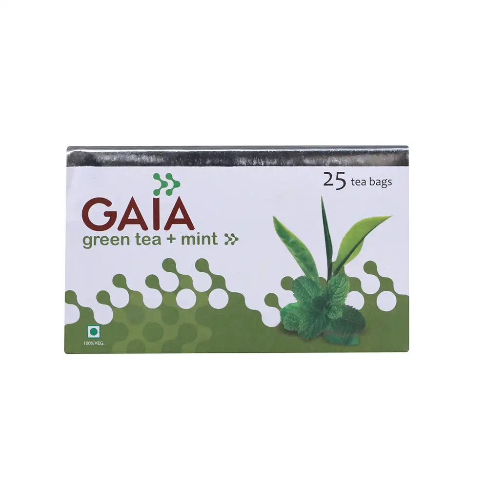 GAIA Green Tea & Mint,  25 Piece(s)/Pack  Mint