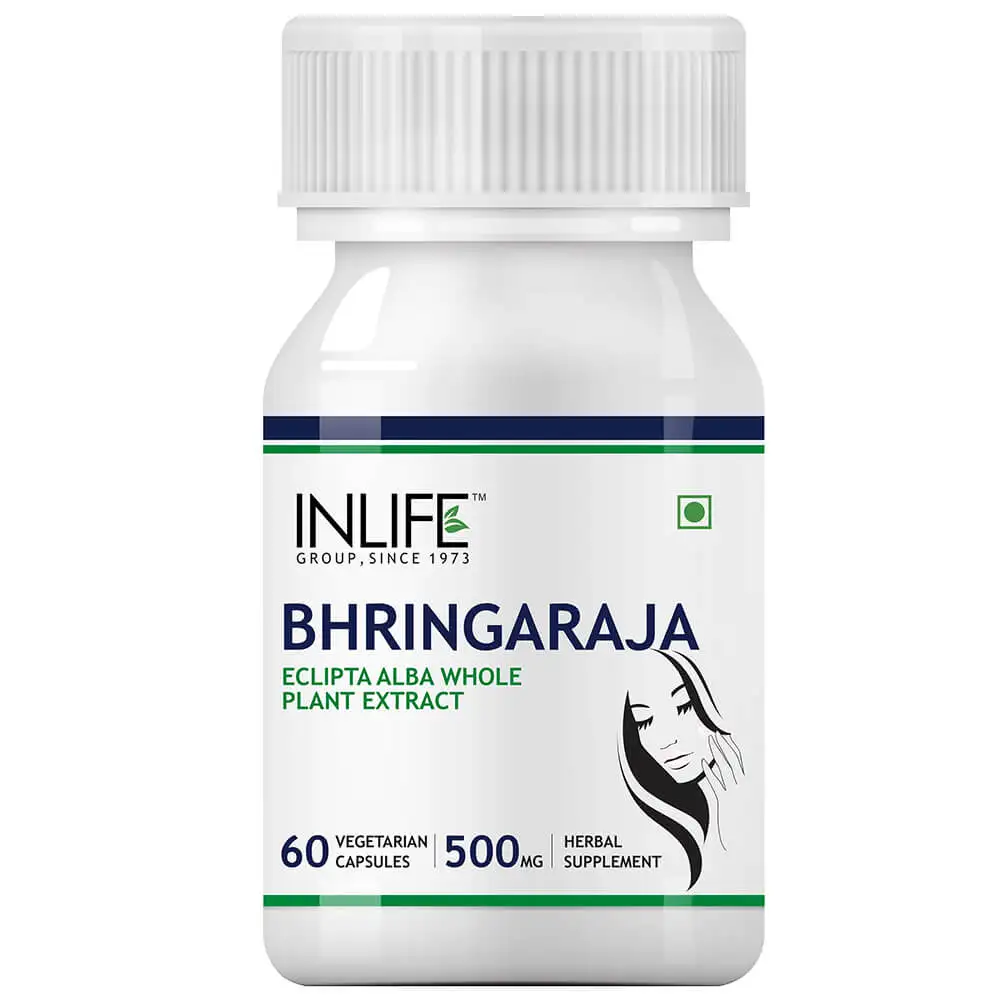 INLIFE Bhringaraja Extract 500 mg,  60 veggie capsule(s)