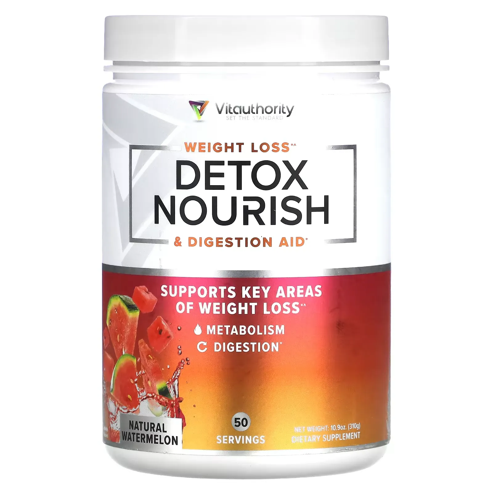 Detox Nourish, Natural Watermelon, 10.9 oz (310 g)