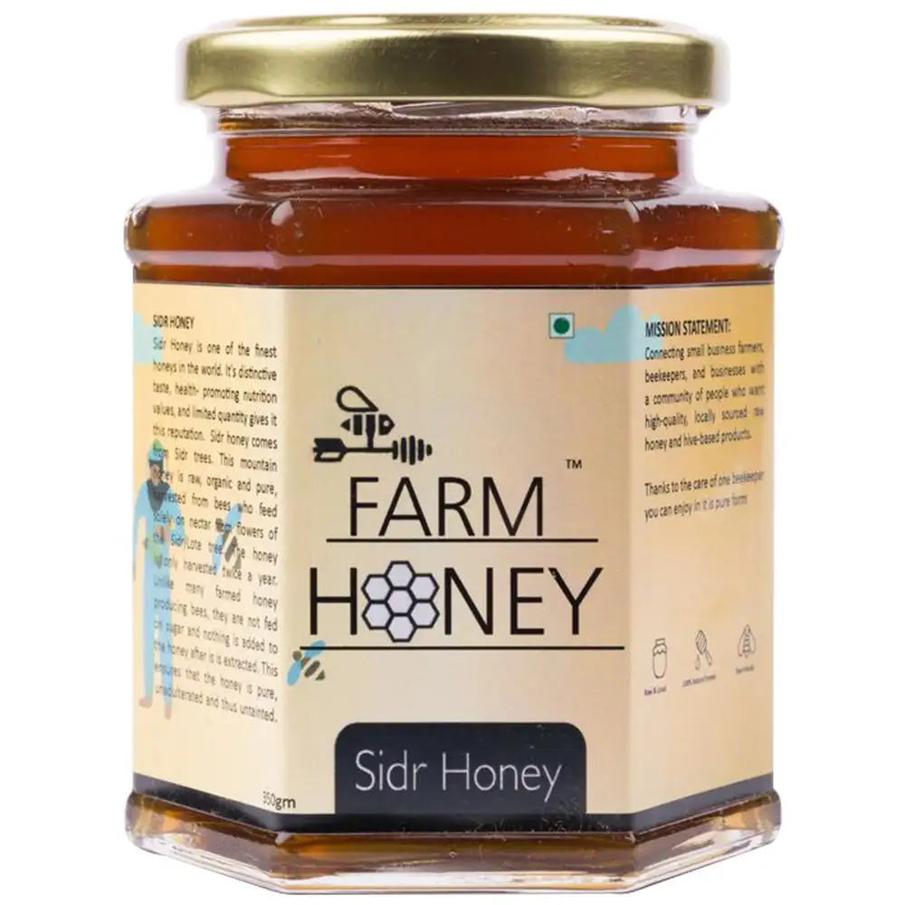 Farm Honey Sidr Honey,  350 g  Unflavoured