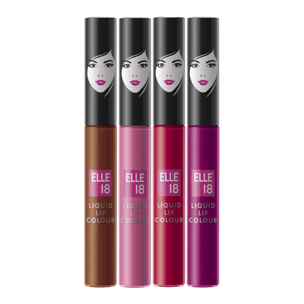 Elle 18 All In One Liquid Lips - Pack of 4