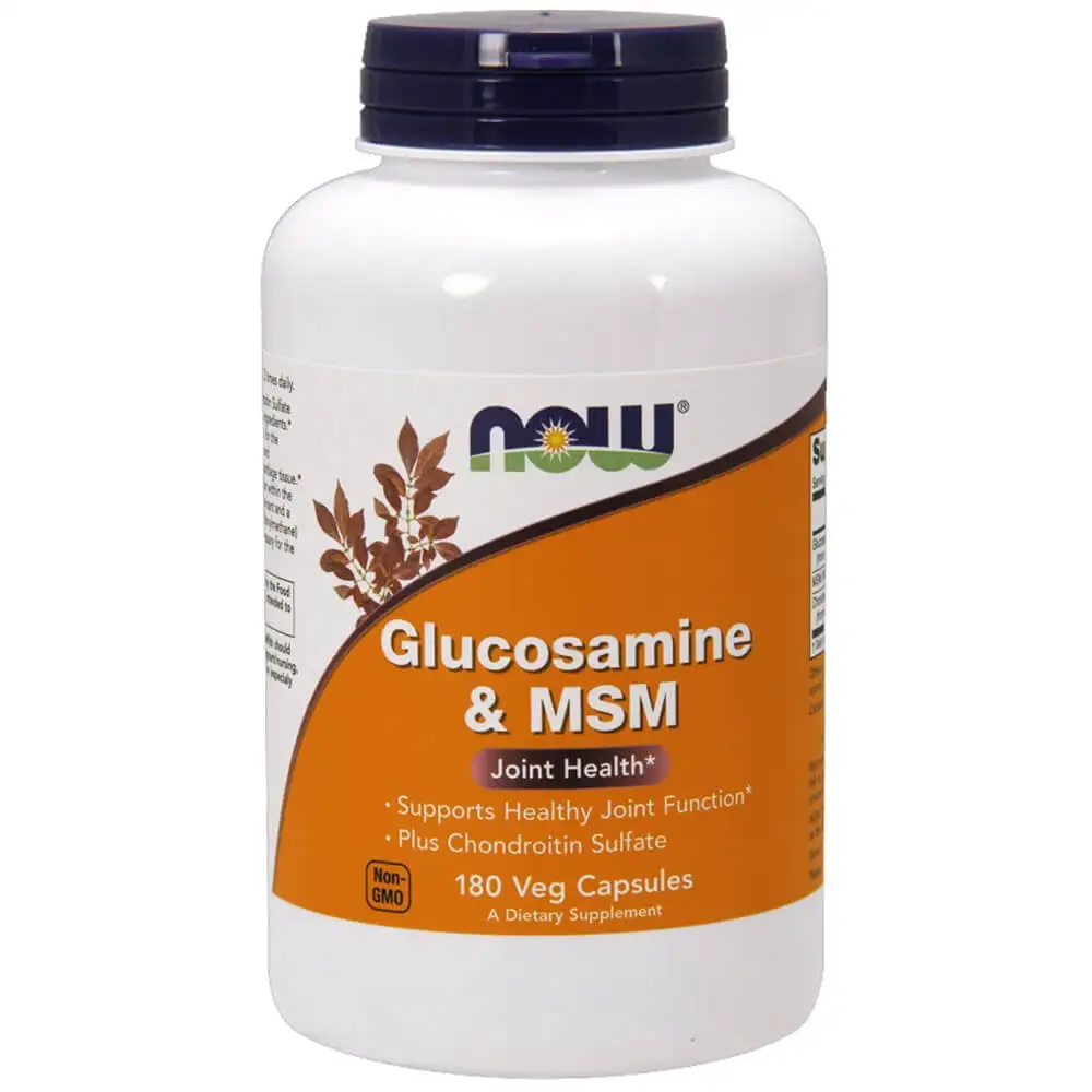 Now Glucosamine & Chondroitin with MSM,  180 capsules