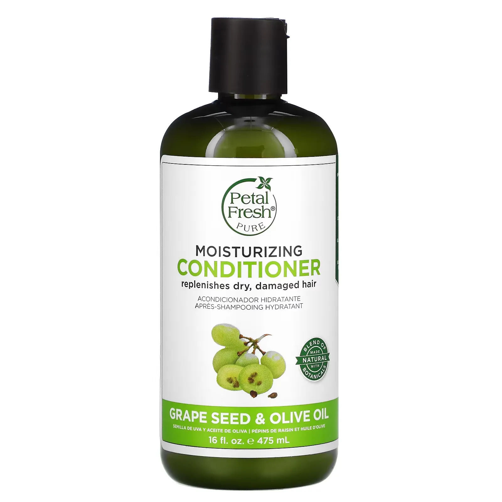 Moisturizing Conditioner, Grape Seed & Olive Oil, 16 fl oz (475 ml)