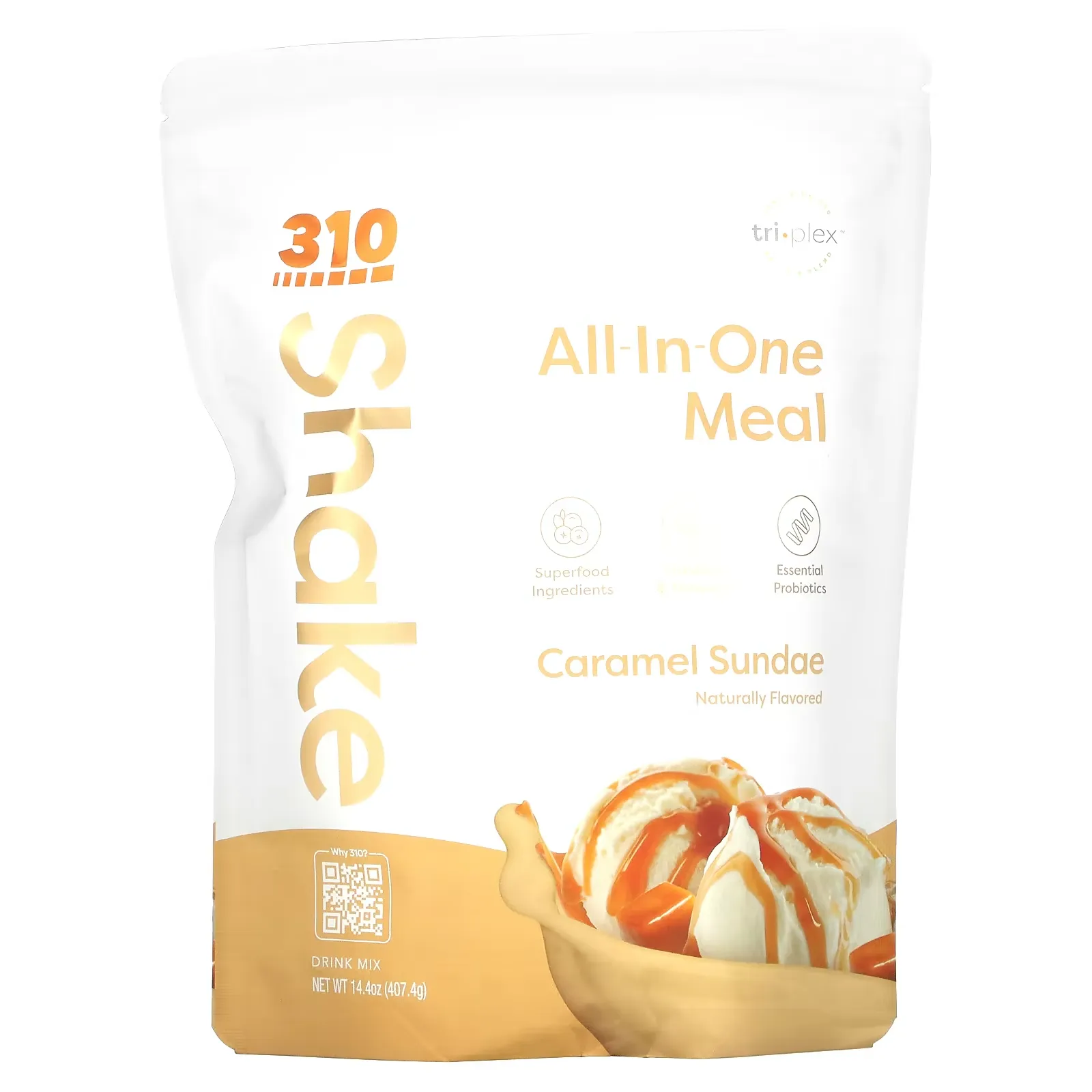 All-In-One Meal Shake, Caramel Sundae , 14.4 oz (407.4 g)