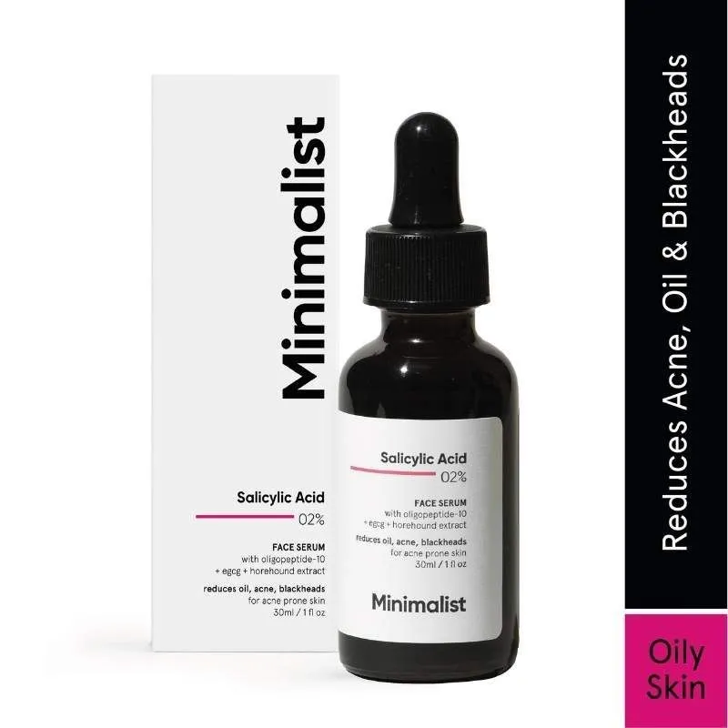 Minimalist 2% Salicylic Acid Face Serum For Blackheads & Whiteheads