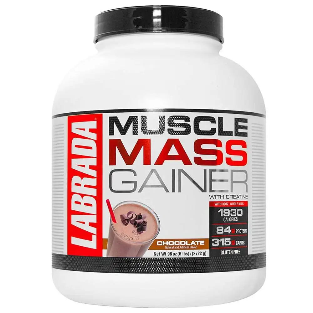 Labrada Muscle Mass Gainer,  6 lb  Chocolate