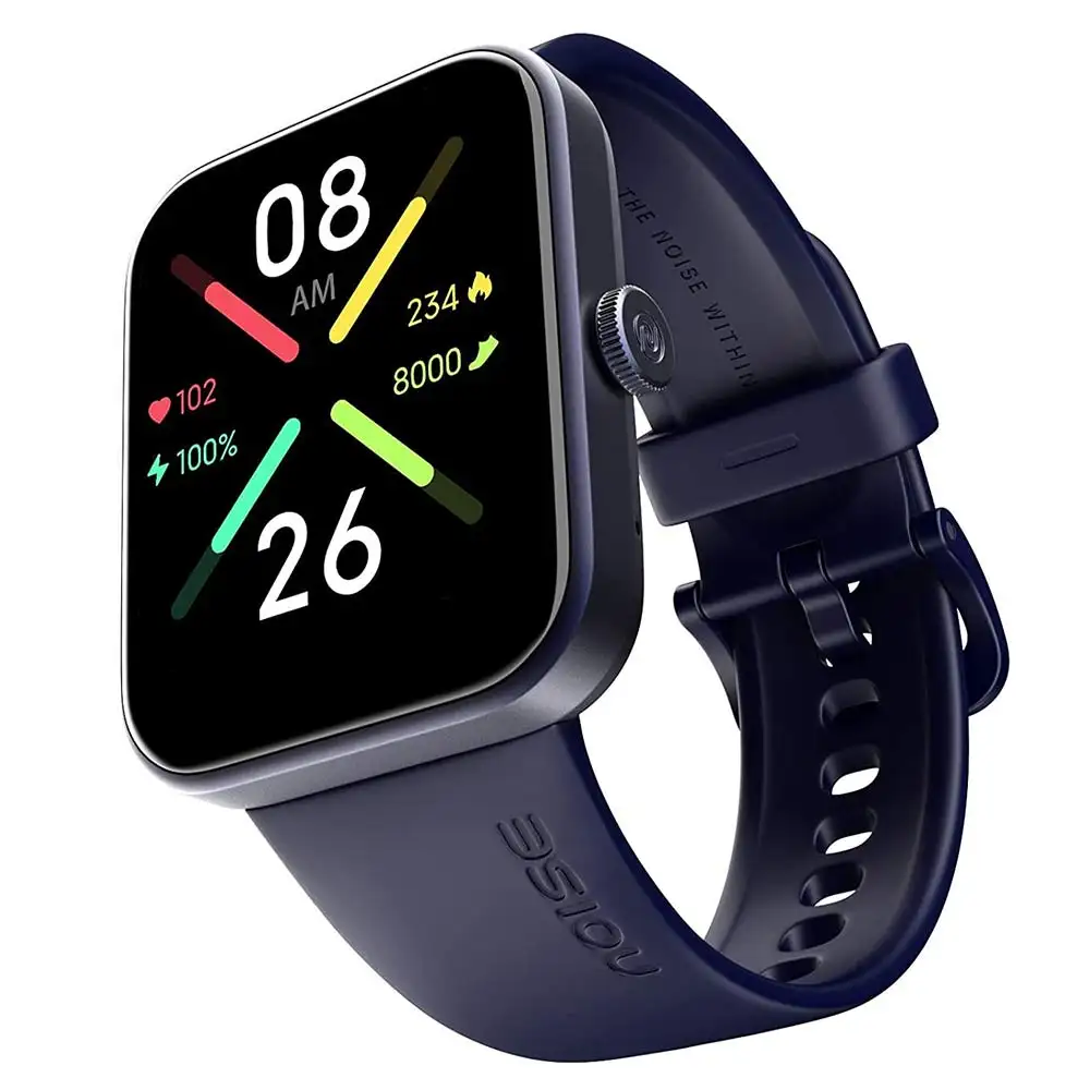 Noise ColorFit Pulse Go Buzz Smartwatch,  Midnight Blue