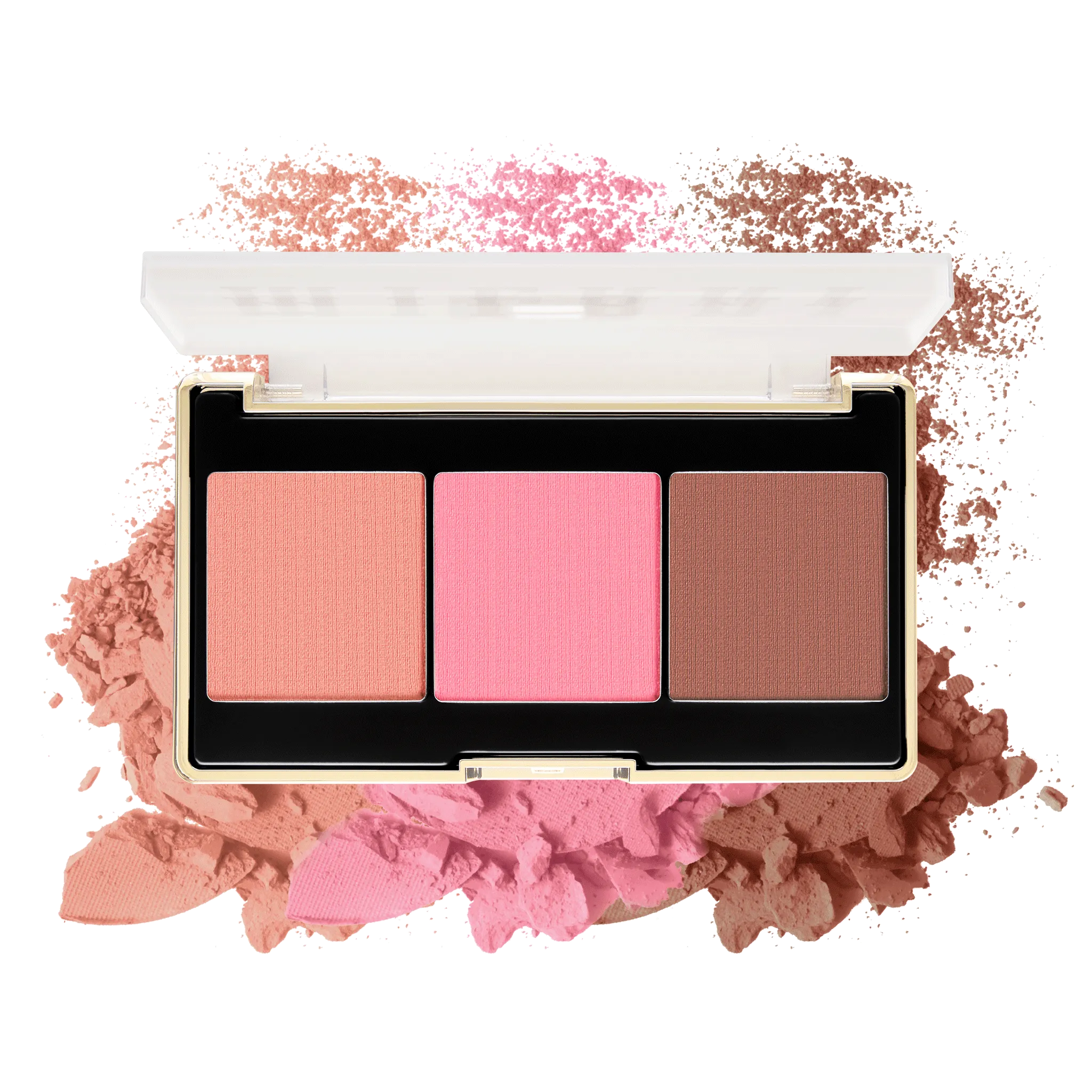 Milani Cheek Kiss Powder Blush Palette - Golden Hour Glow