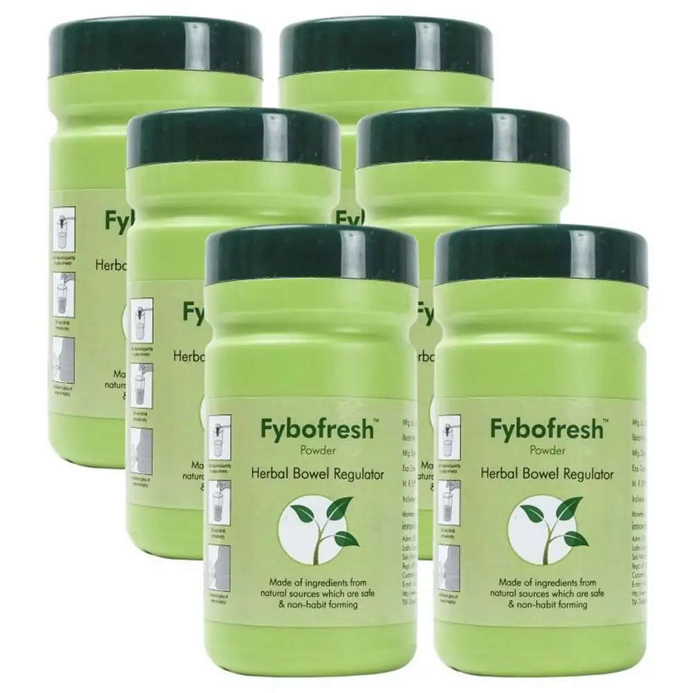 Fybofresh Bowel Regulator Powder (Pack of 6),  100 g