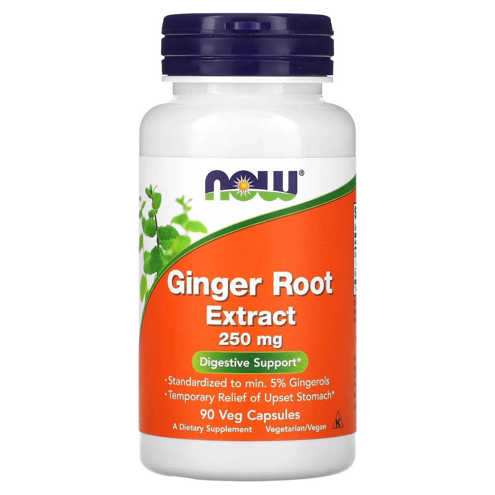 Ginger Root Extract, 250 mg, 90 Veg Capsules