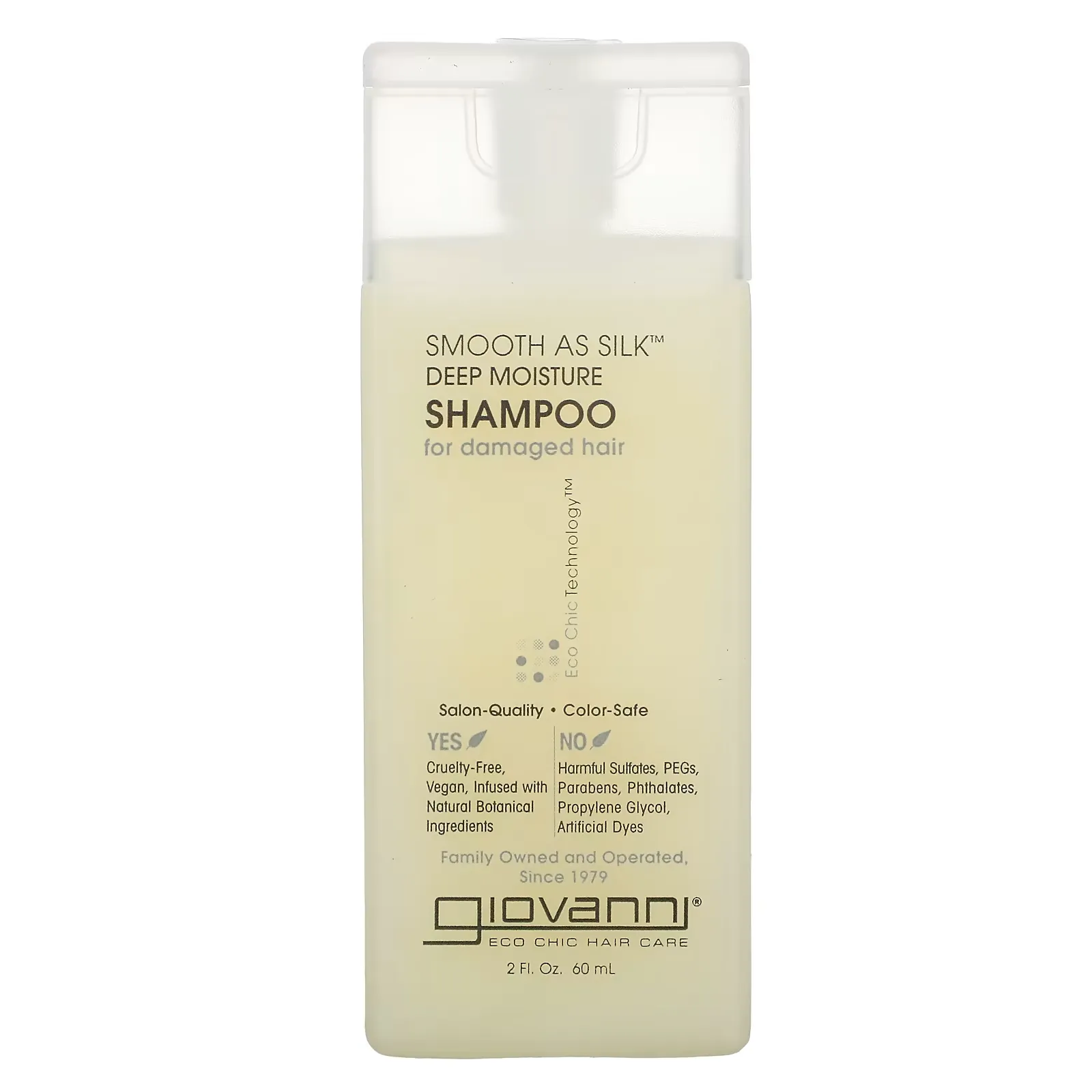 Smooth As Silk, Deep Moisture Shampoo, For Damaged Hair, 2 fl oz (60 ml)