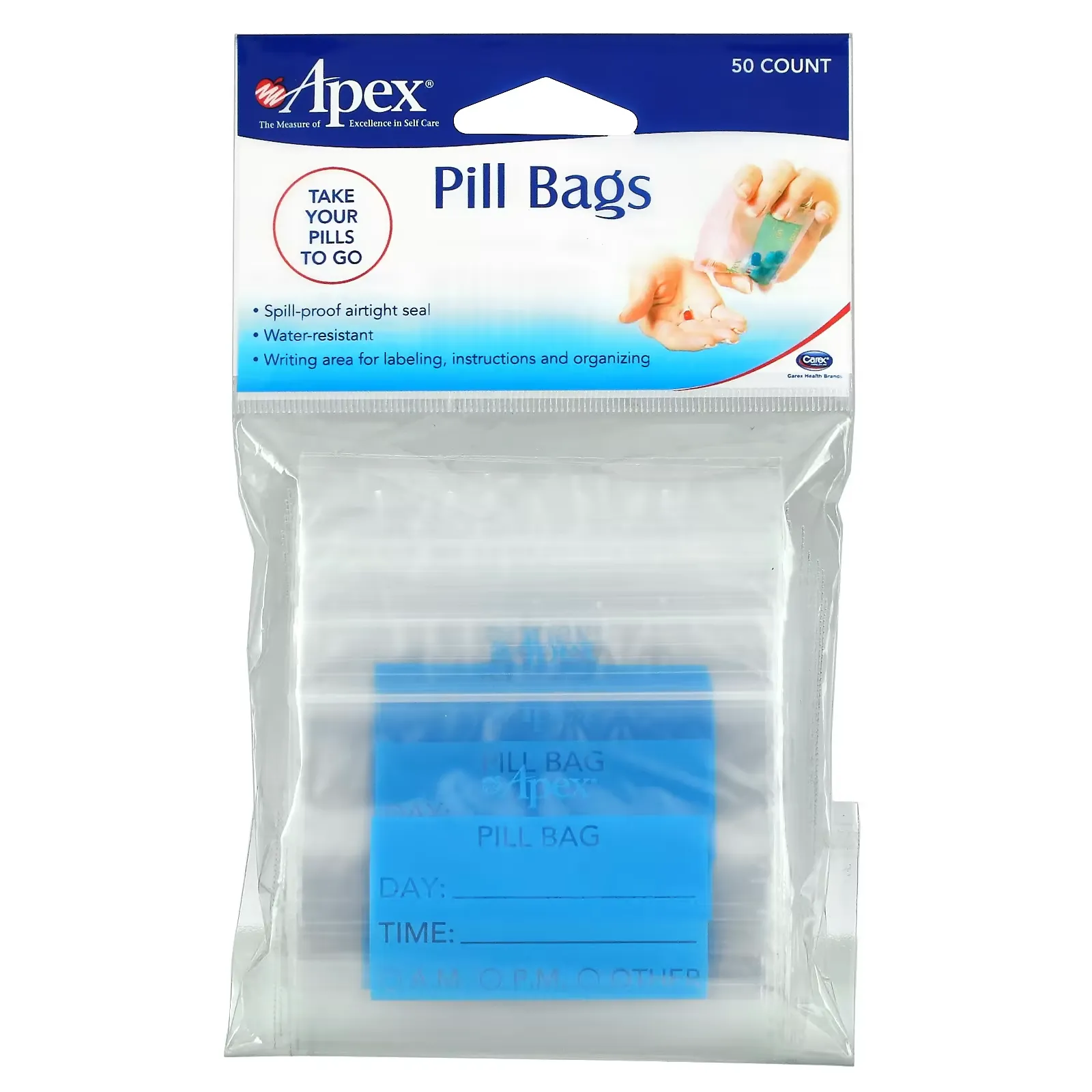 Pill Bags, 50 Count