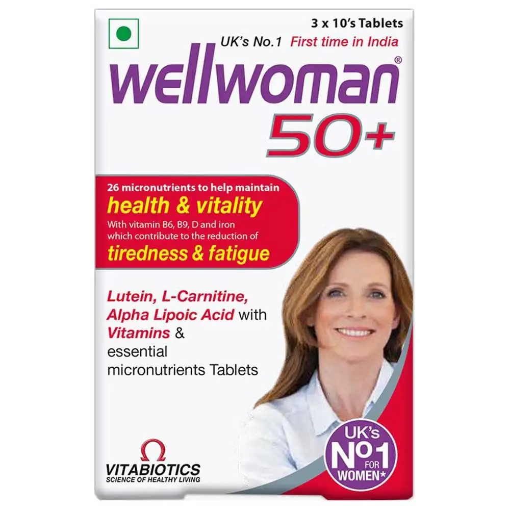 Wellwoman 50+ - Health Supplements,  Unflavoured  30 tablet(s)