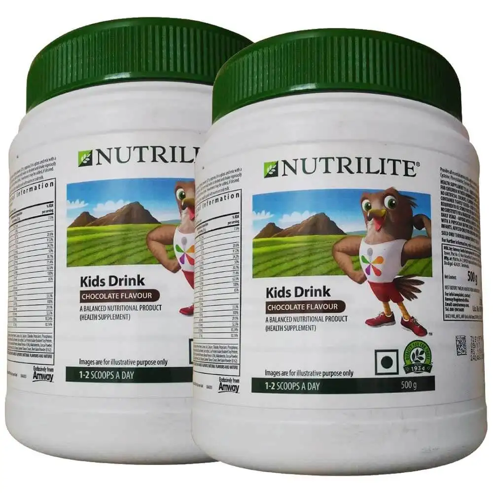 Amway Nutrilite Kids Drink - Pack of 2,  0.5 kg  Chocolate