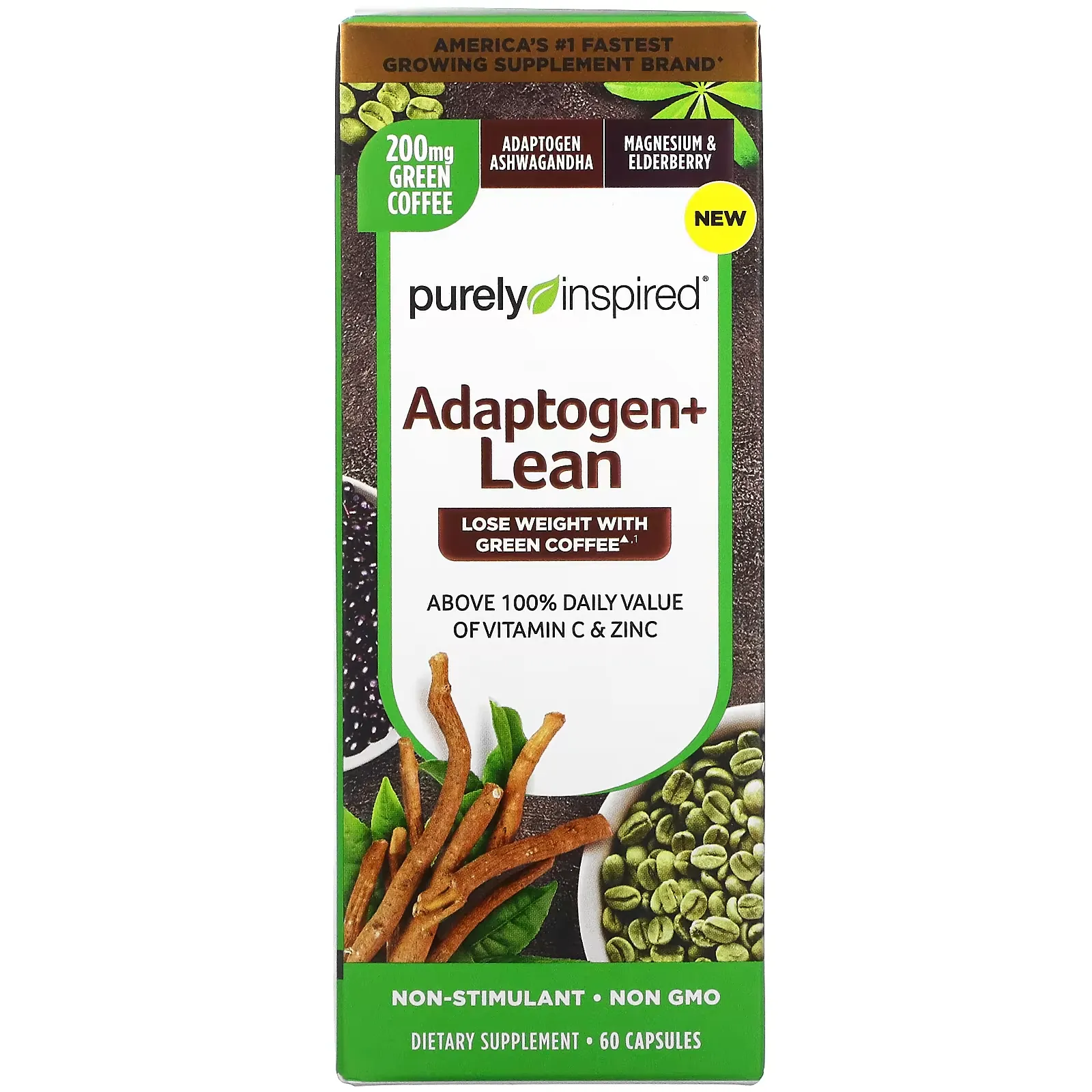 Adaptogen + Lean,  60 Capsules