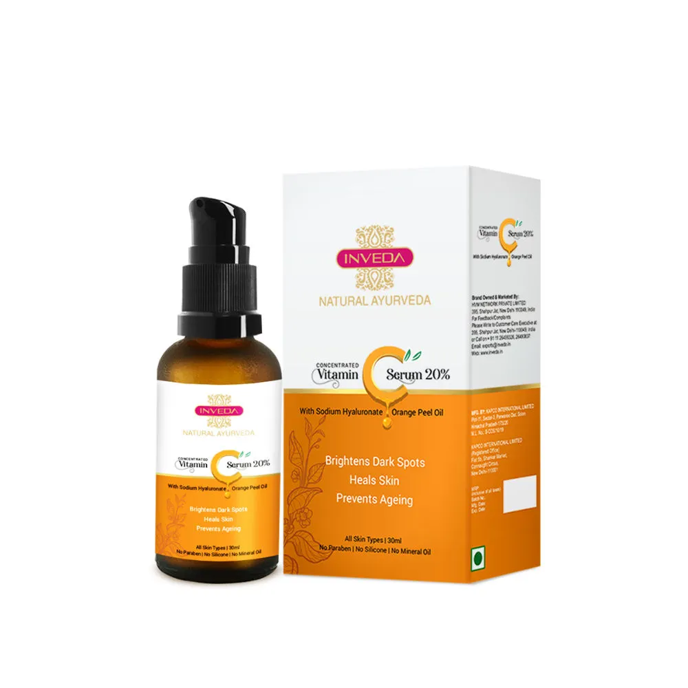 Inveda Natural Ayurveda Concentrated Vitamin C Serum 20%