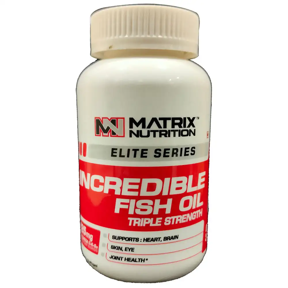 Matrix Nutrition Incredible Fish Oil,  60 softgels