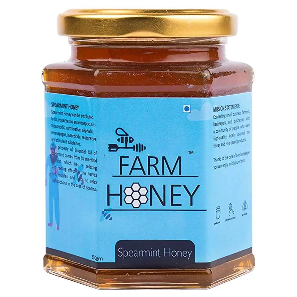 Farm Honey Spearmint Honey,  350 g  Unflavoured