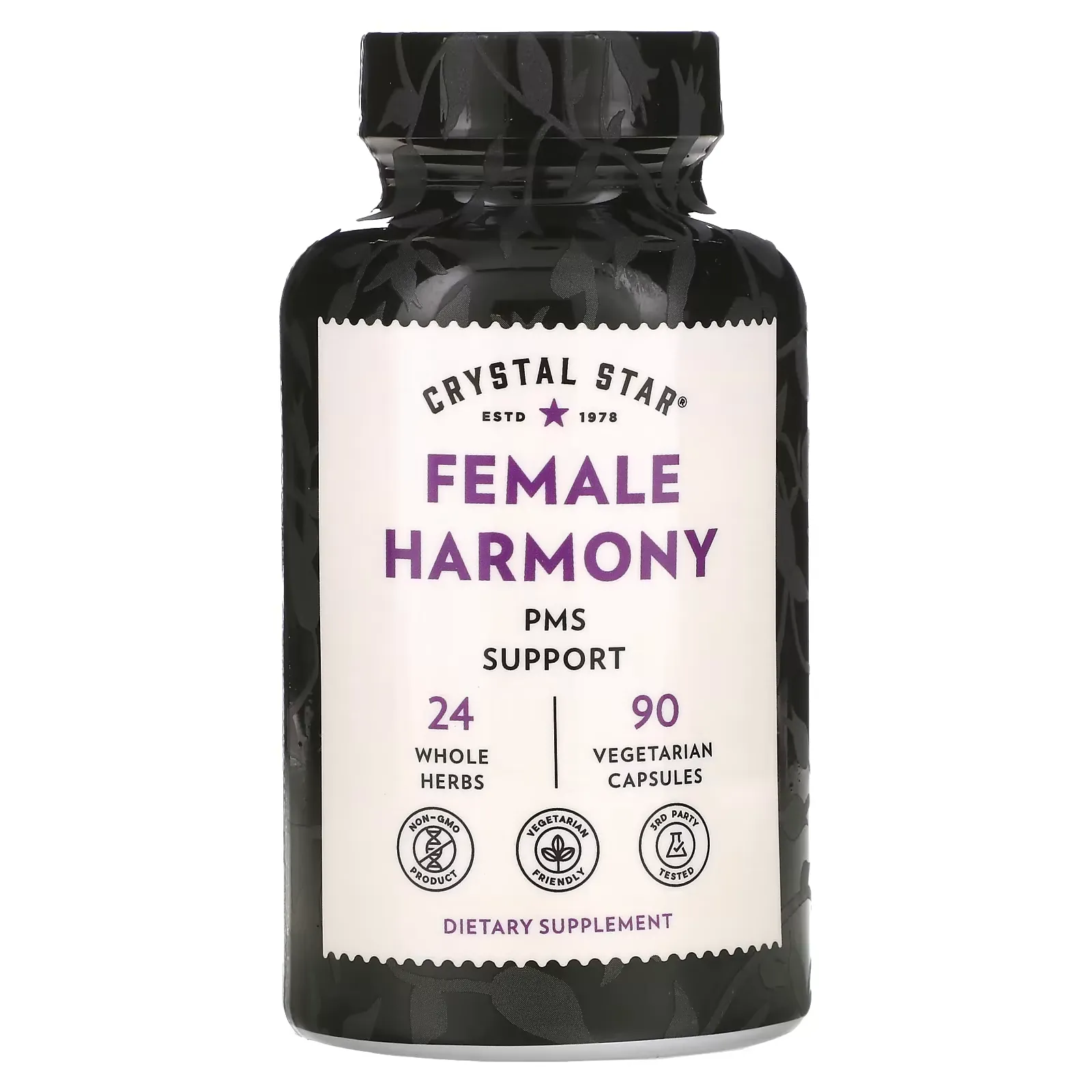 Female Harmony, PMS Support, 90 Vegetarian Capsules