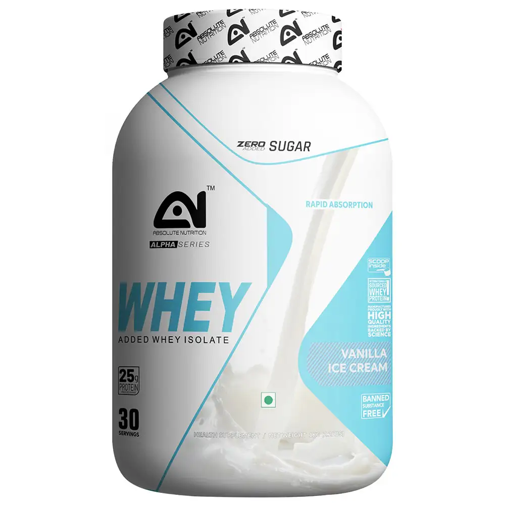 Absolute Nutrition Whey Protein,  2.2 lb  Vanilla