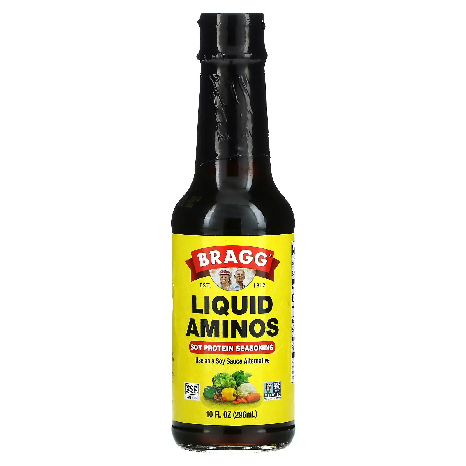 Liquid Aminos, Soy Protein Seasoning, 10 fl oz (296 ml)