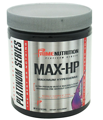 Max-HP By Prime Nutrition, Raspberry, 30 Servings