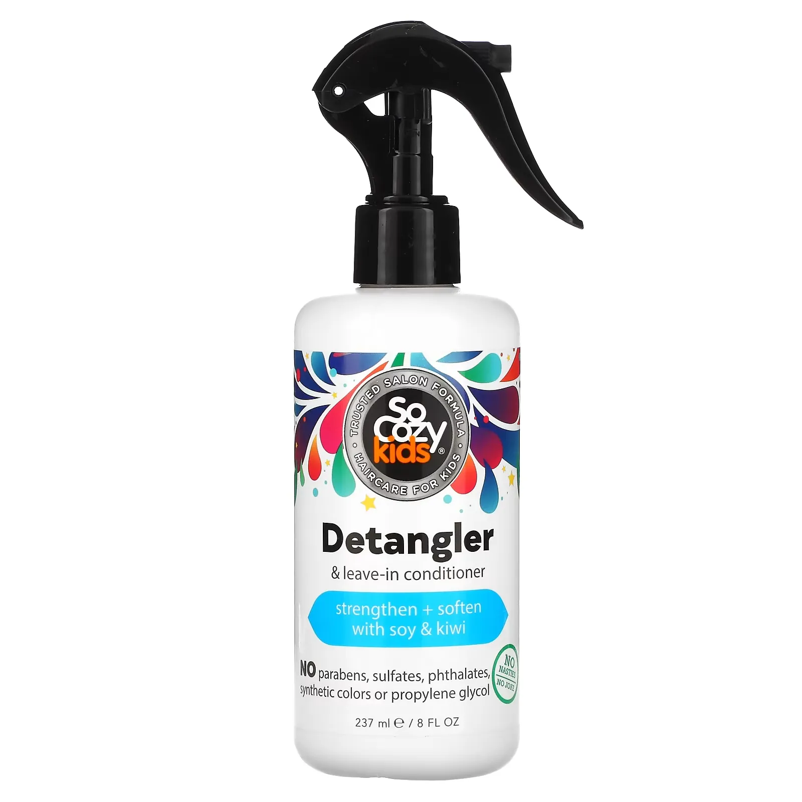 Kids, Detangler & Leave-In Conditioner, 8 fl oz (237 ml)