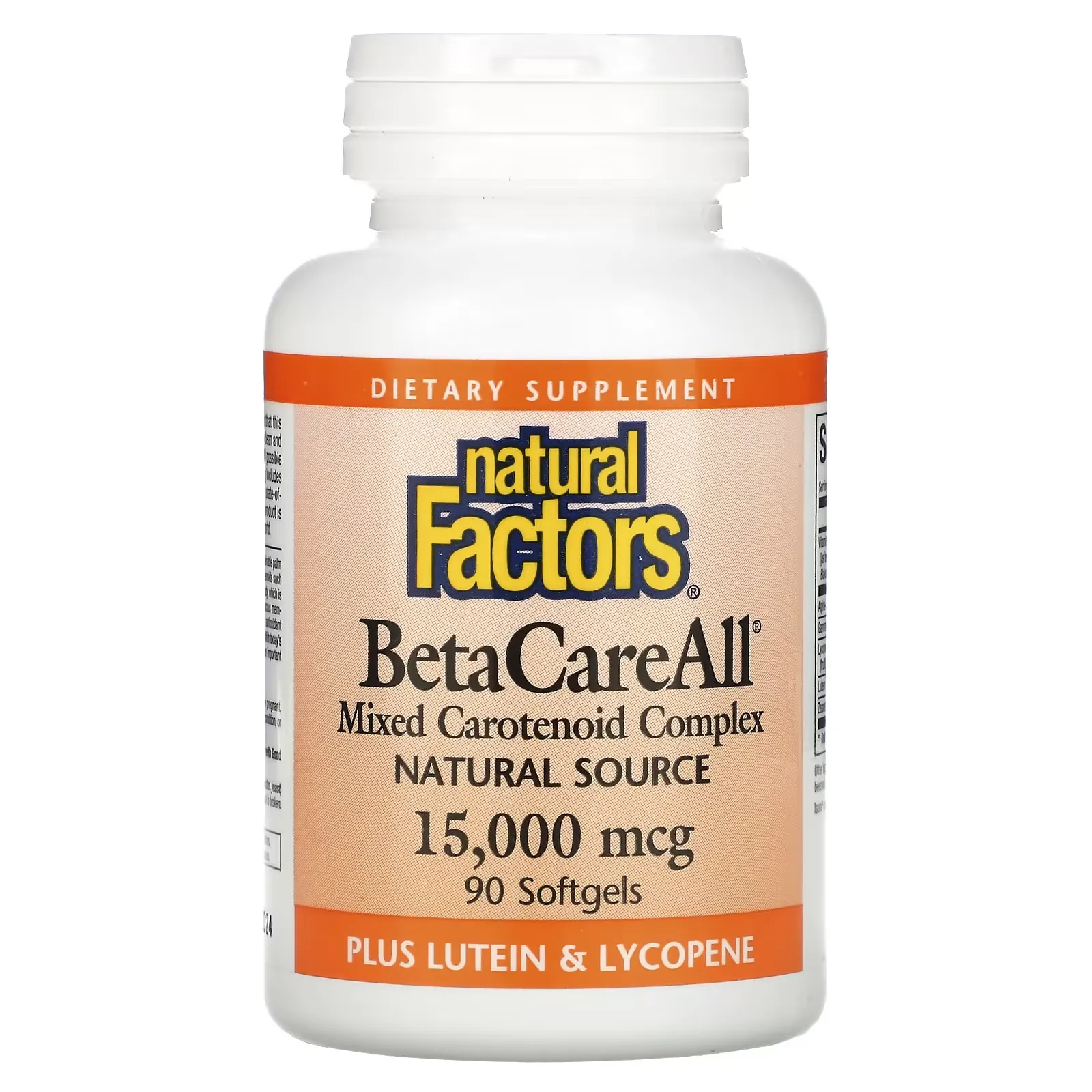 BetaCareAll, 15,000 mcg, 90 Softgels