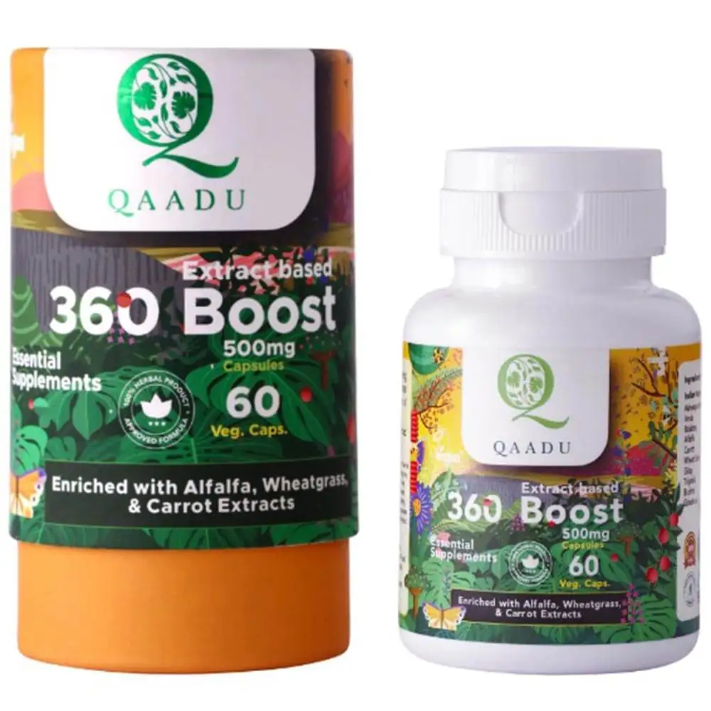 Qaadu 360 Boost,  60 capsules