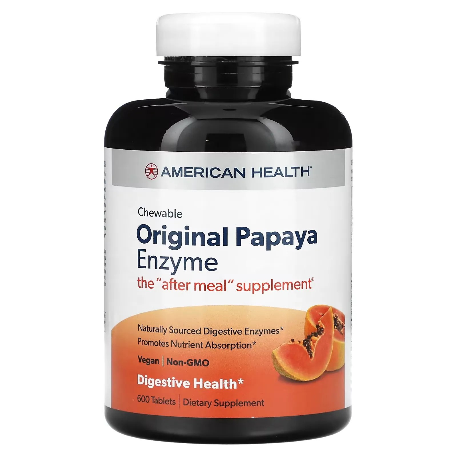 Original Chewable Papaya Enzyme, 600 Tablets