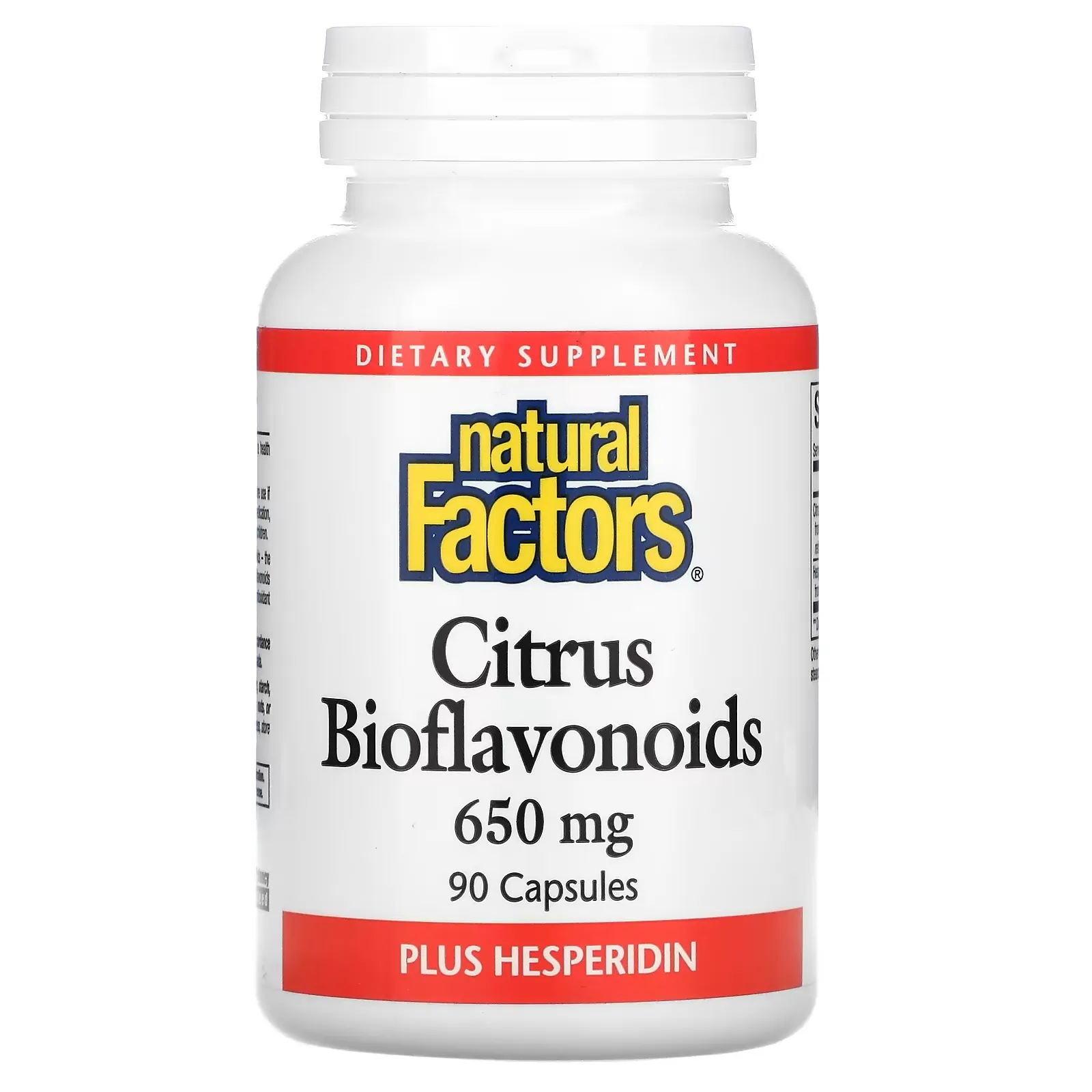 Citrus Bioflavonoids Plus Hesperidin, 650 mg, 90 Capsules