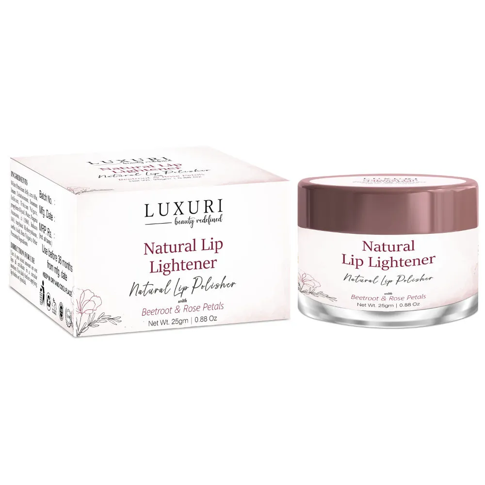 Luxuri Natural Lip Lightener with Beetroot & Rose Petals