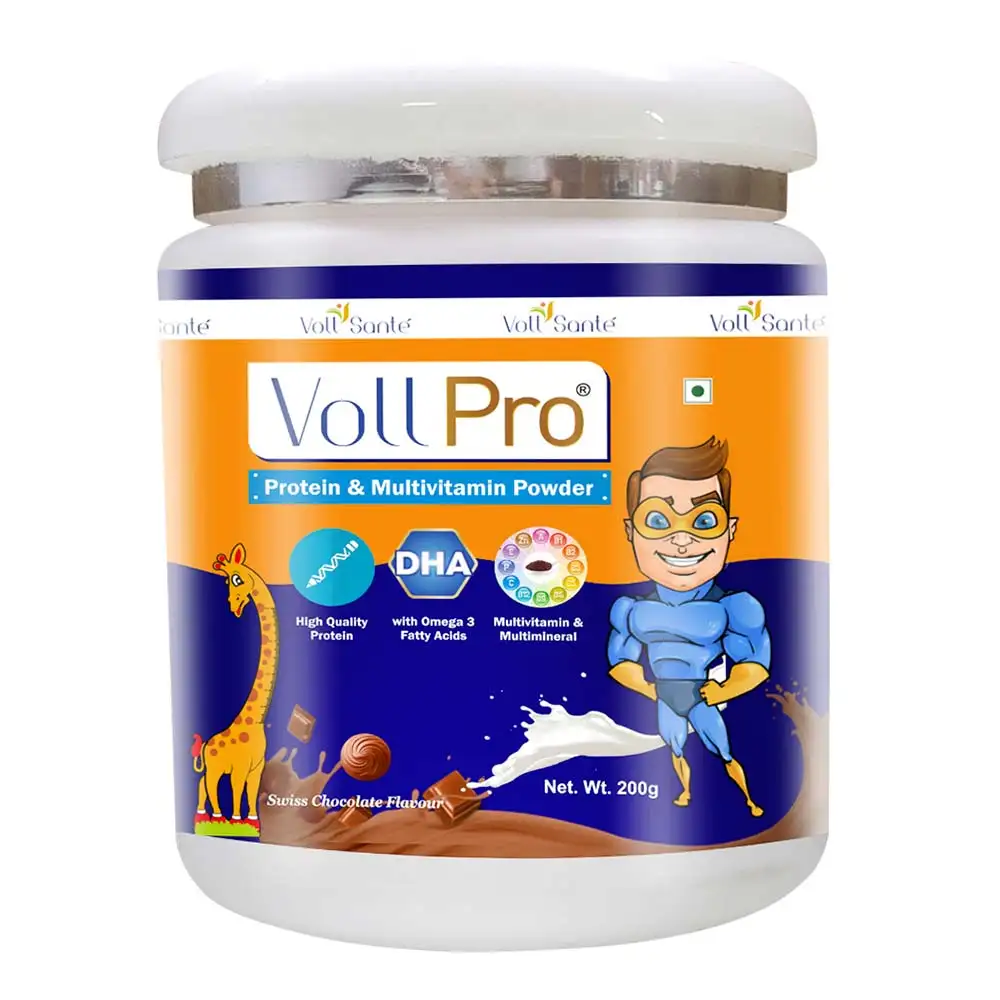 Voll Sante Voll Pro Protein & Multivitamin Powder,  0.44 lb  Chocolate