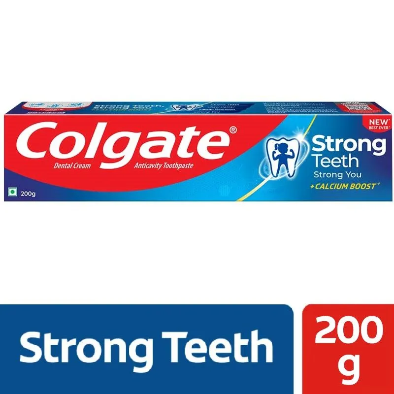 Colgate Strong Teeth, India's No.1 Toothpaste, Amino Shakti Formula